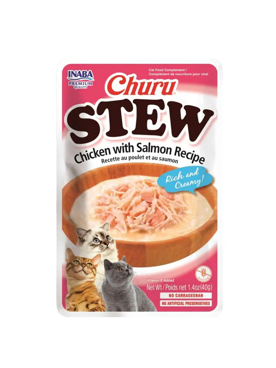 Inaba Sachet Stew Pollo y Salmón - Imagen 4