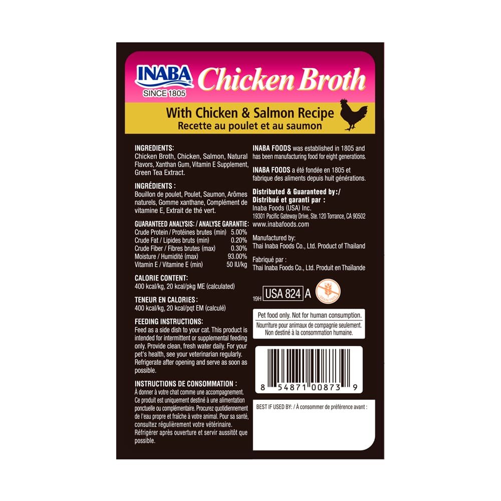 Inaba Sachet Chicken Broth Salmón - Imagen 3