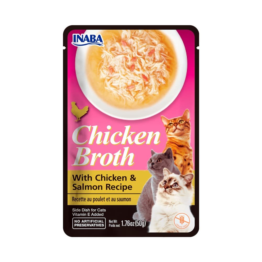Inaba Sachet Chicken Broth Salmón - Imagen 4